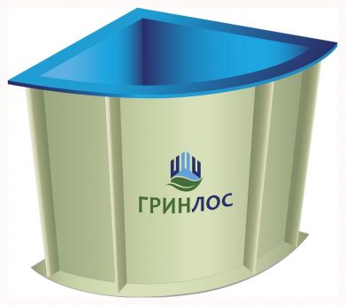 ГРИНЛОС Купель 1500*1500*1200 Угловая